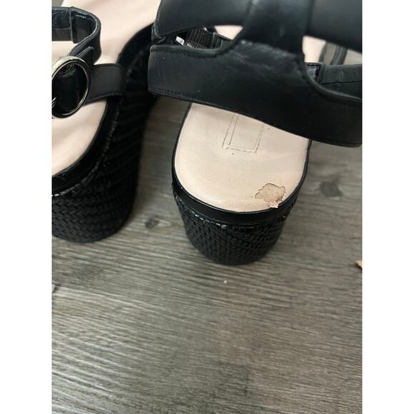 Avec Les Filles Sandals Black. Chunky platform ankle strap. - Picture 6 of 8